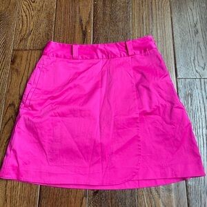 Harbison Pink Circle Skater Chino Skirt